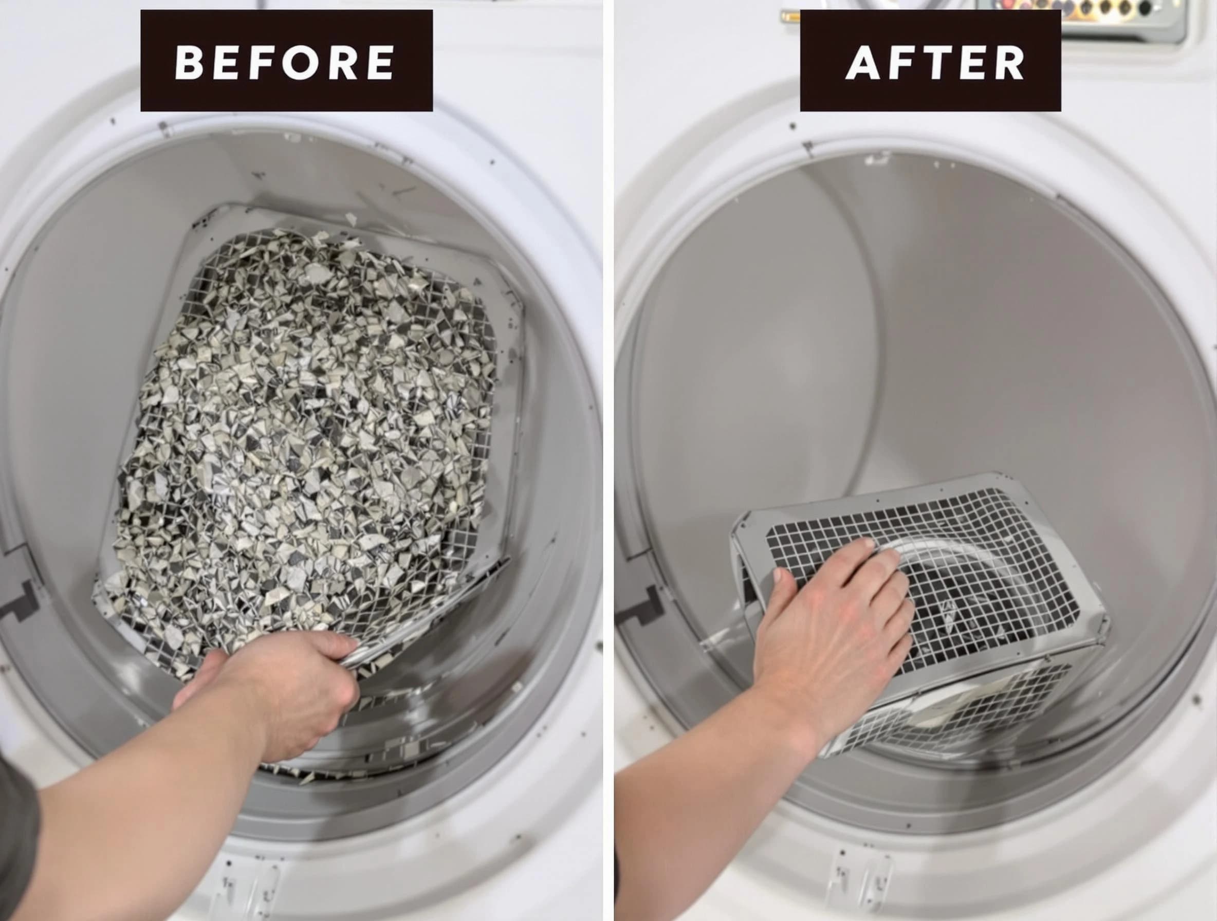 Professional lint trap cleaning by Panthersville Dryer Vent Cleaning in Panthersville