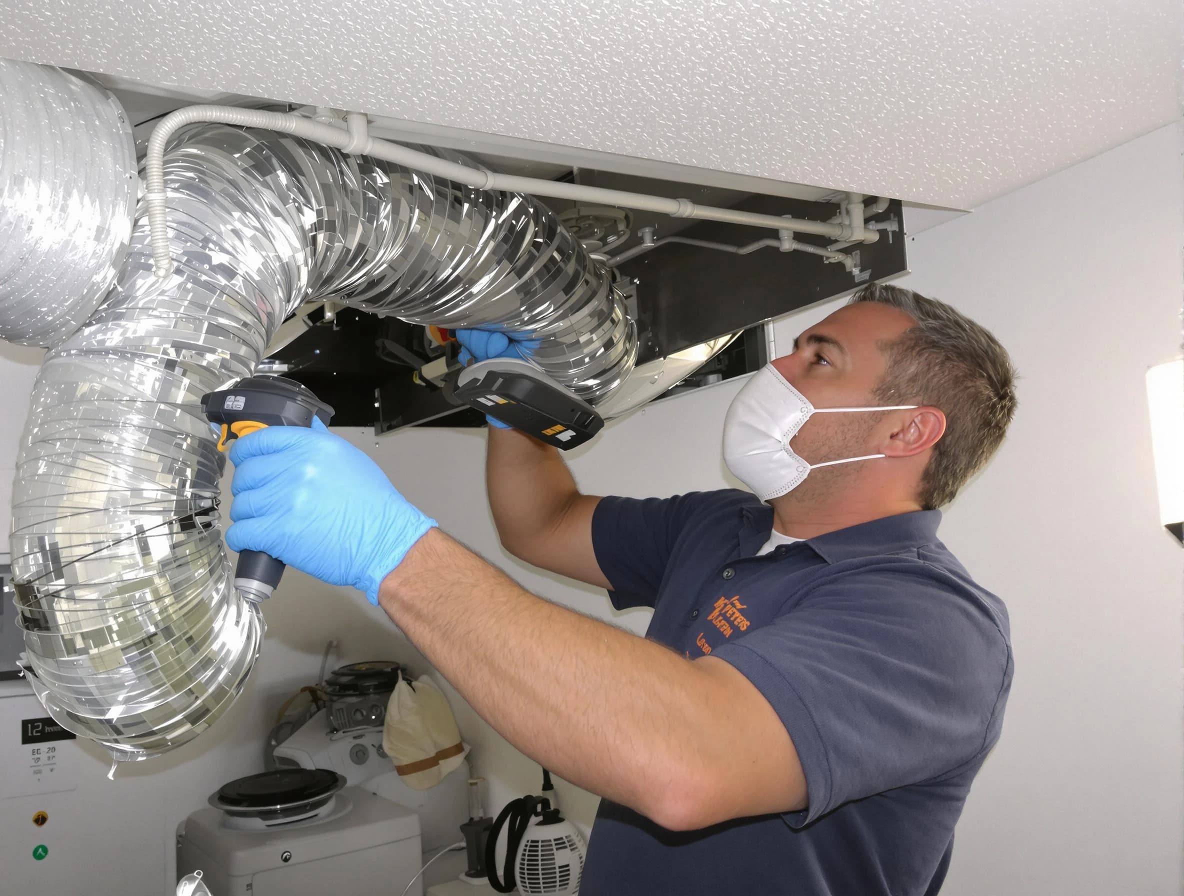 Panthersville Dryer Vent Cleaning professional performing thorough residential dryer vent cleaning in Panthersville