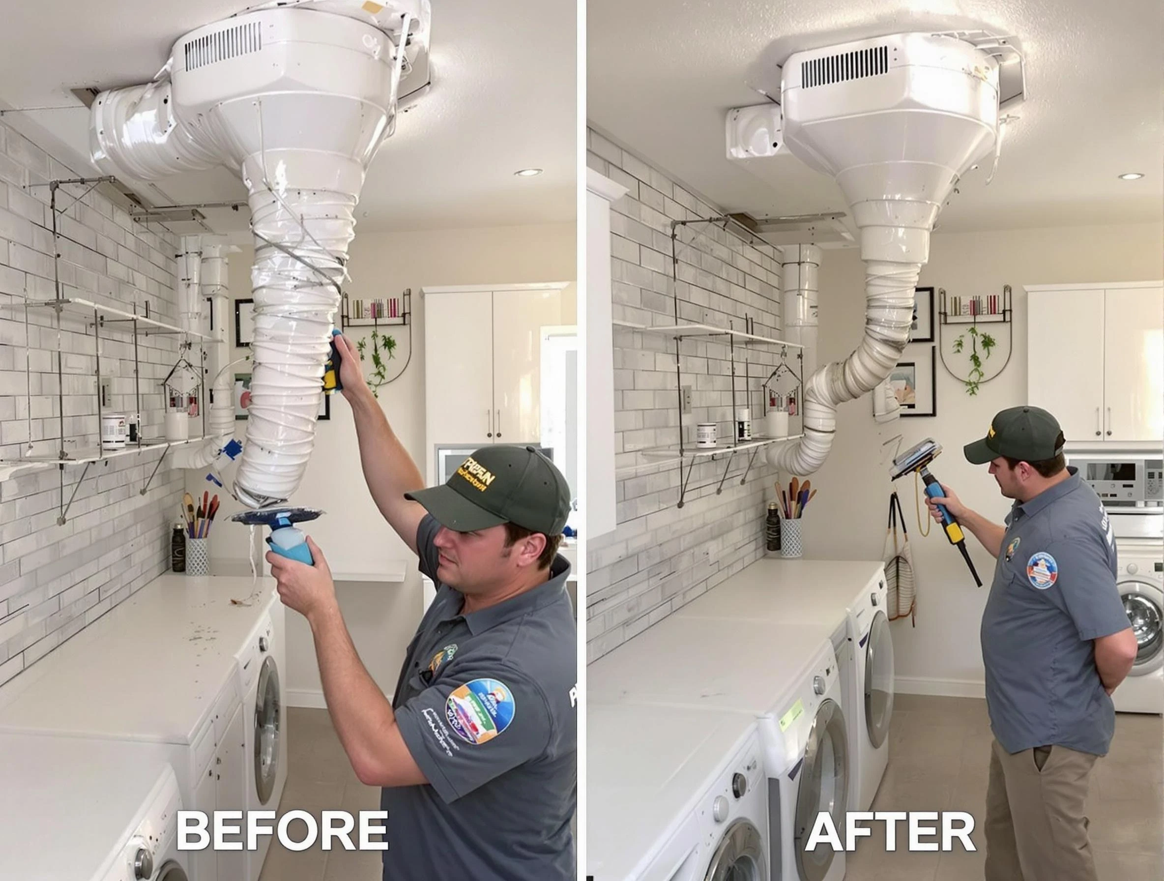 Professional dryer exhaust vent cleaning by Panthersville Dryer Vent Cleaning in Panthersville