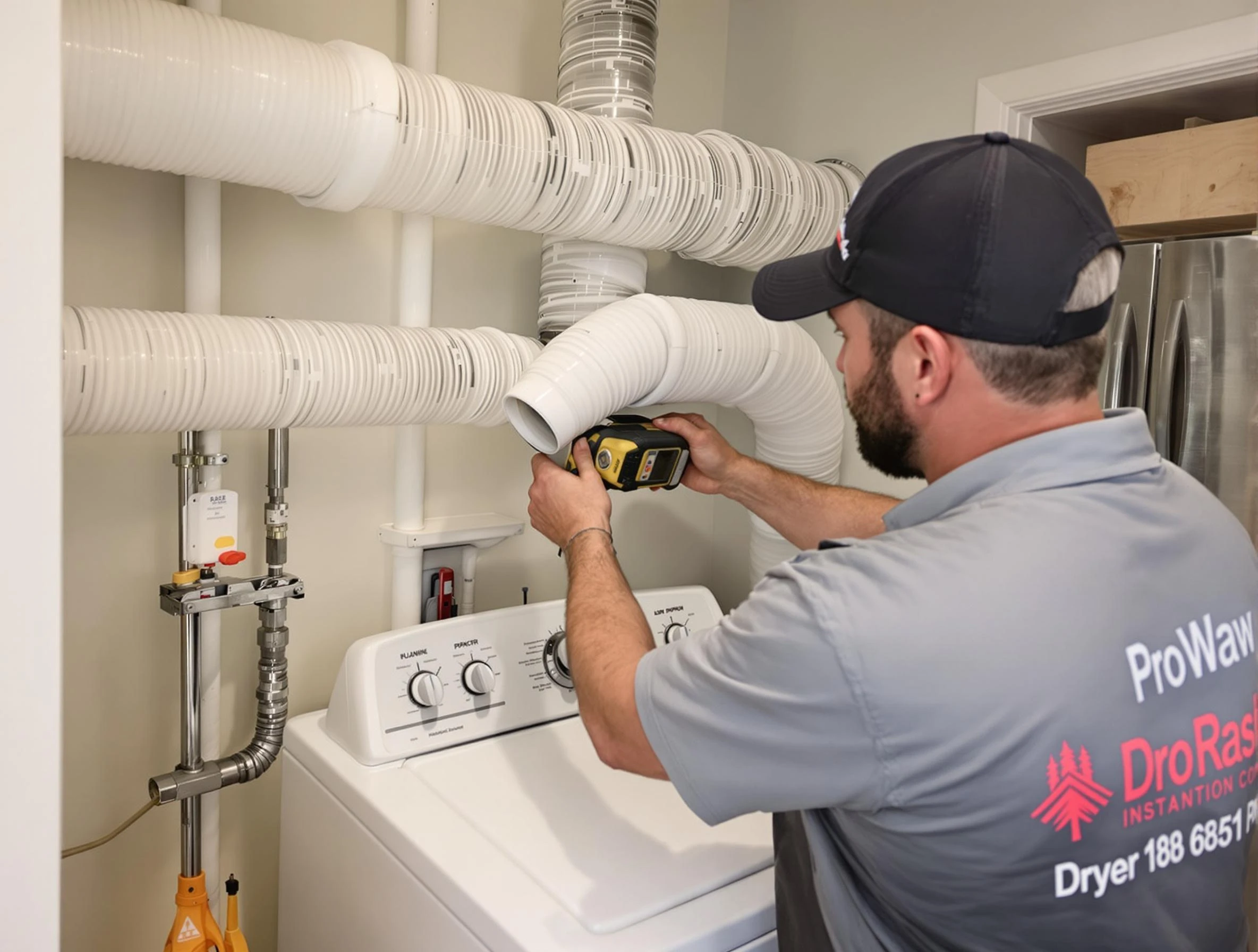 Professional dryer vent hose installation by Panthersville Dryer Vent Cleaning in Panthersville